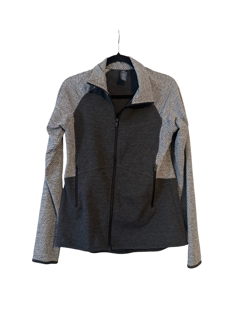 Champion Women’s Charcoal & Heather Gray Full-Zip Utility Jacket
